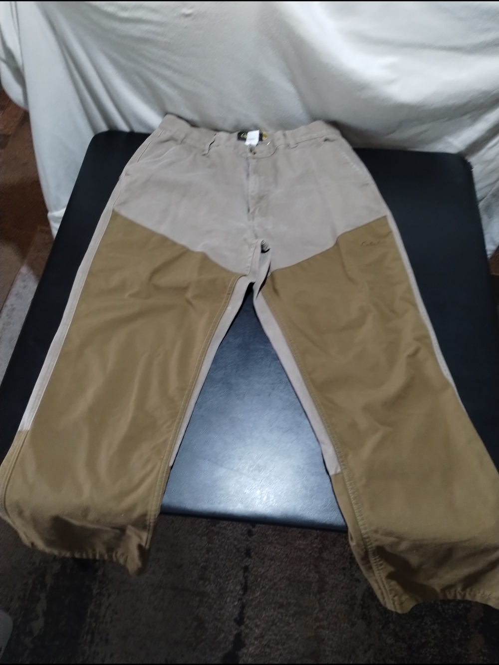 Cabela's Two-Tone Khaki and Tan Work Chinos Sz 36